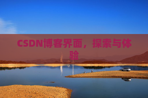 CSDN博客界面，探索与体验